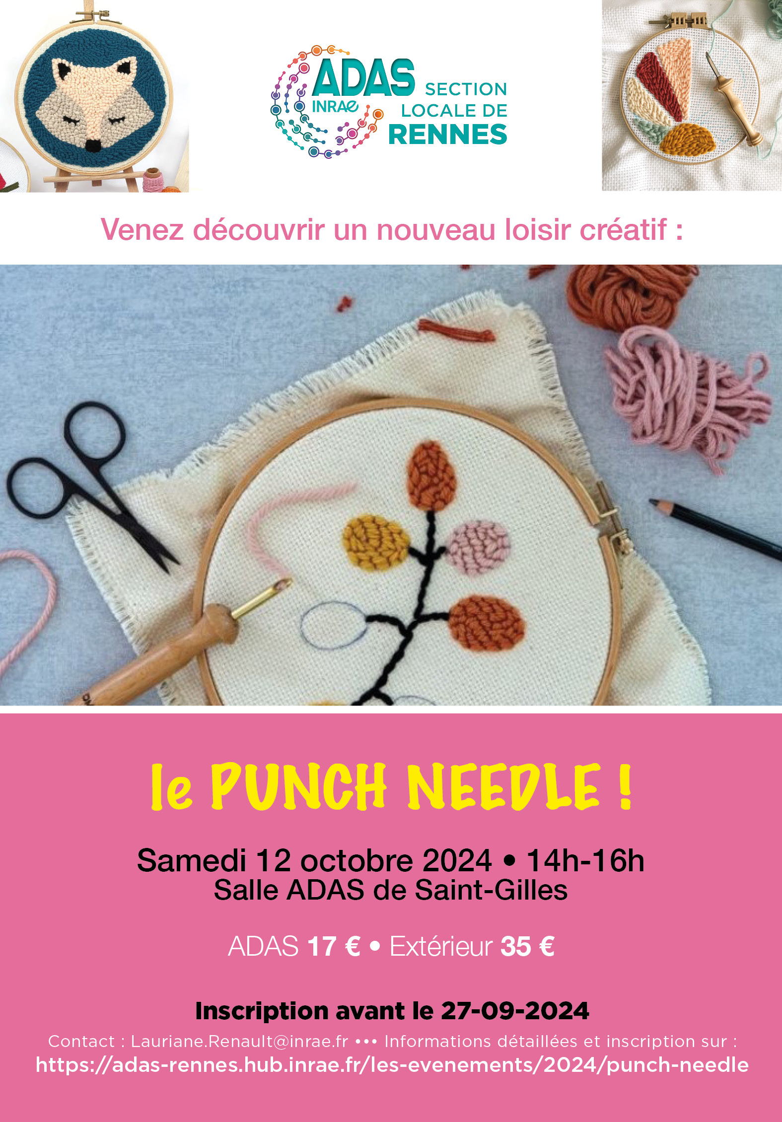 Affiche Punch Needle 2024