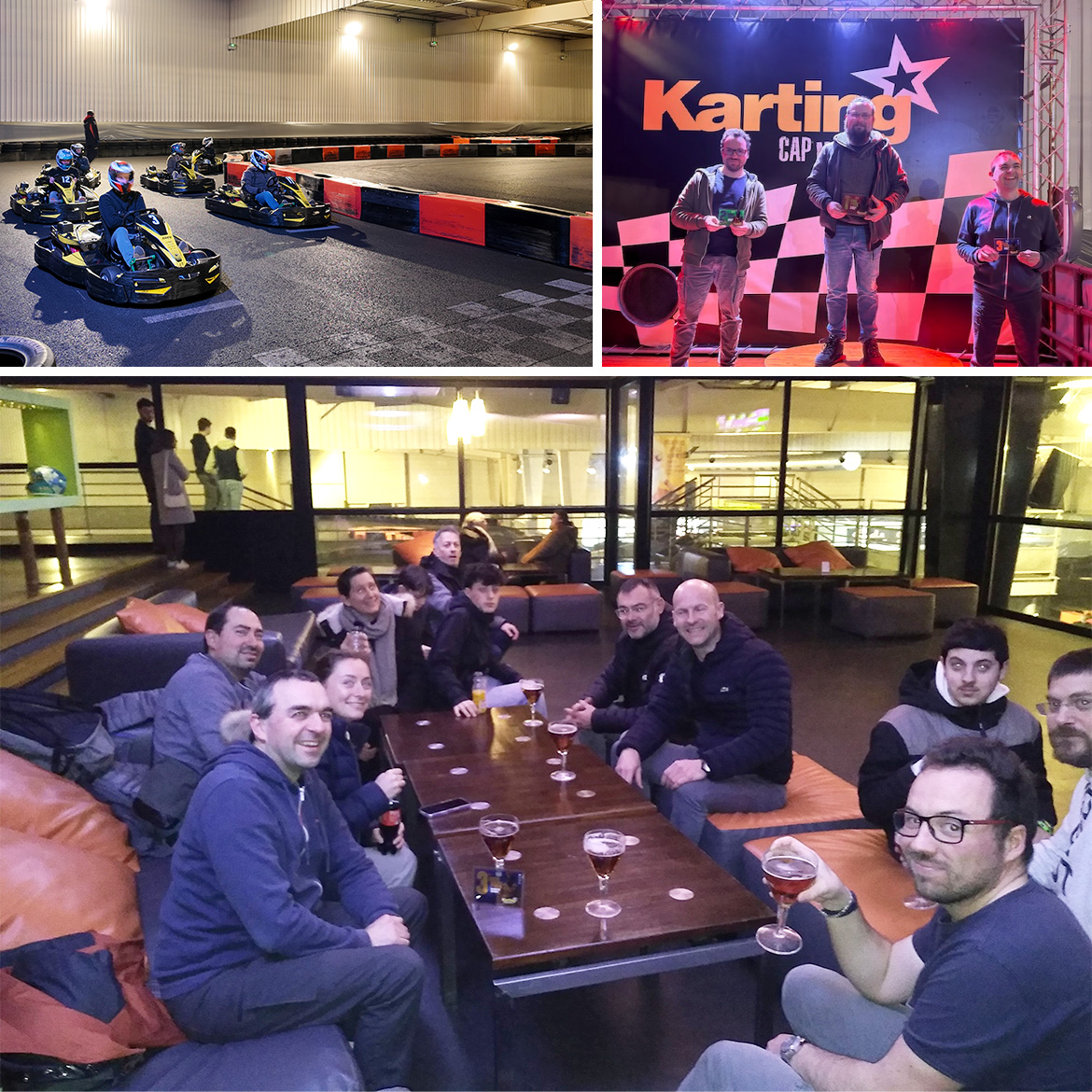 Montage photos Karting 2025