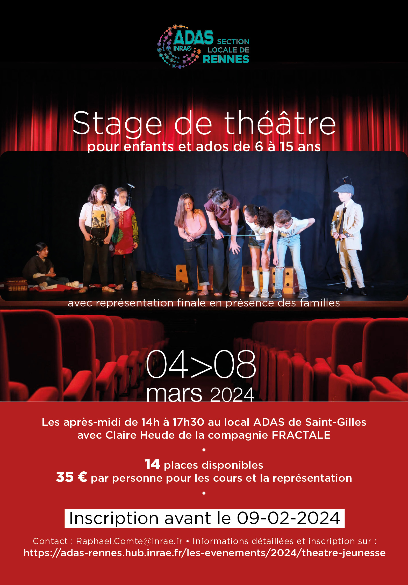 Affiche theatre jeunesse 2024