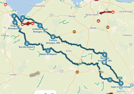 RMC Le Légué Parcours
